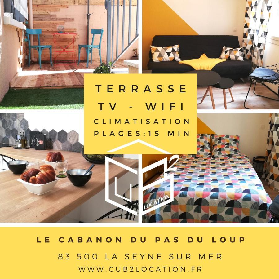Le Cabanon Du Pas Du Loup - Studio Climatise Rdc - Proche Mer La Seyne-sur-Mer Exteriör bild